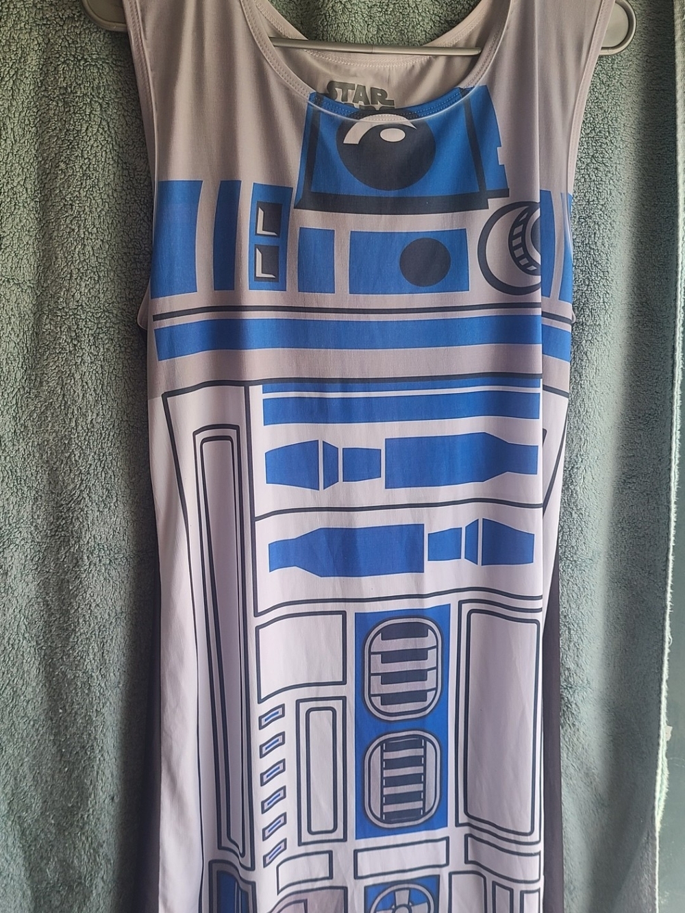 Her Universe Star Wars Blue White Black Graphic Dress